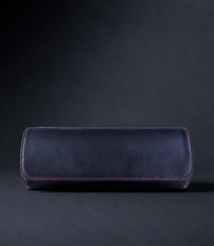 Black and red watch roll