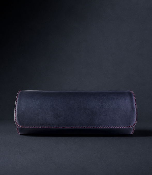 Black and red watch roll