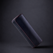 Black and red watch roll