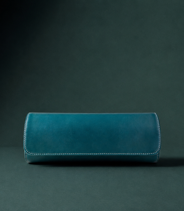 British racing green watch roll