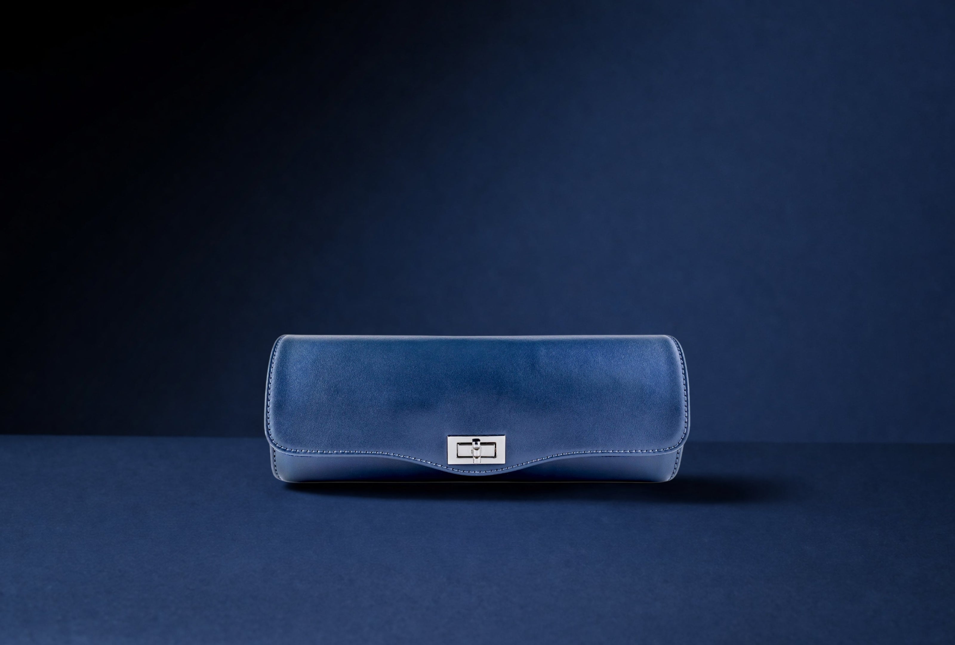 Navy blue watch roll