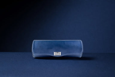 Navy blue watch roll