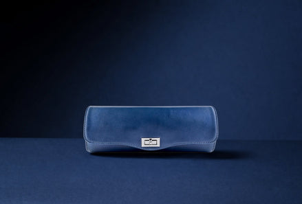 Navy blue watch roll