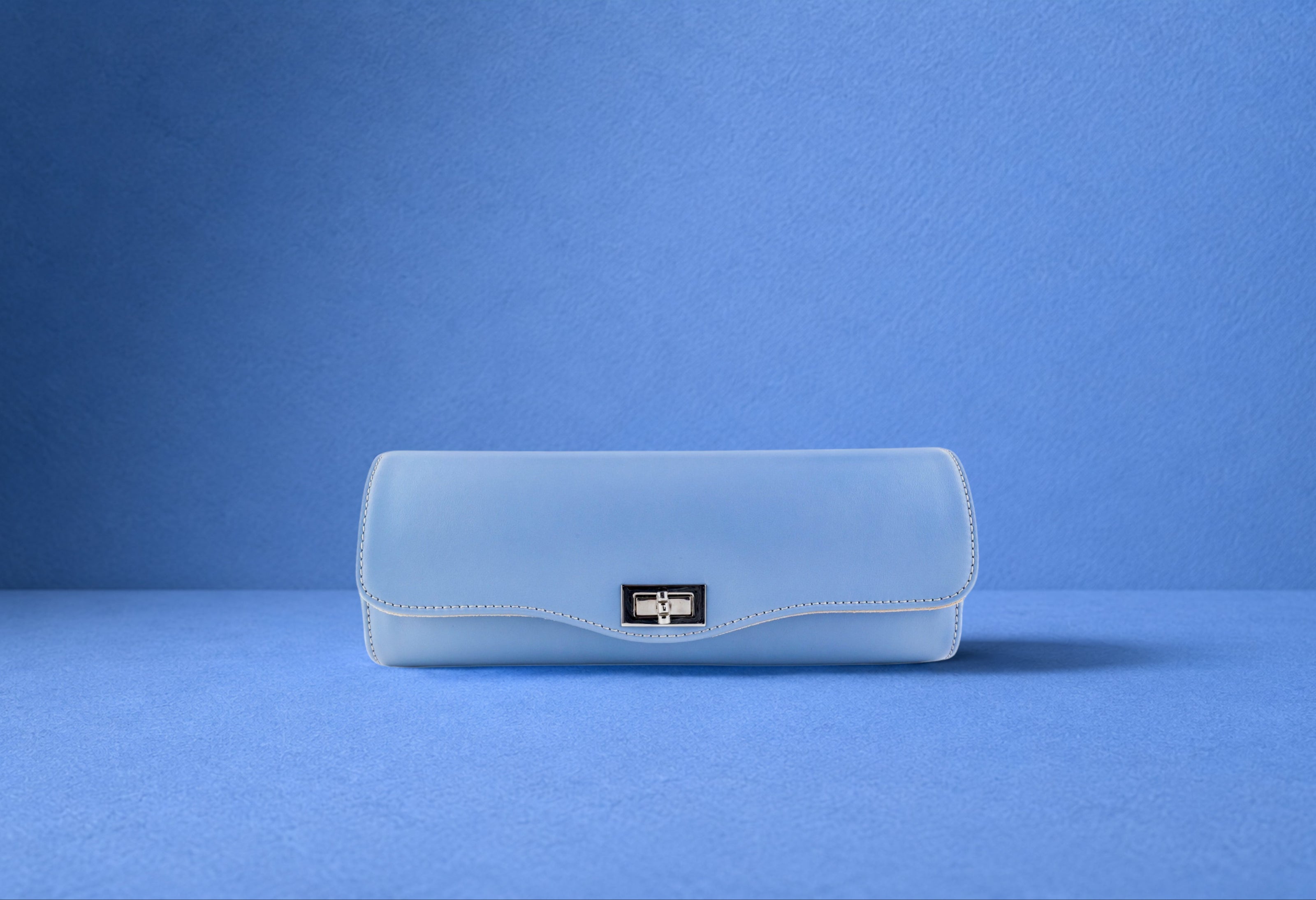 Ice blue watch roll