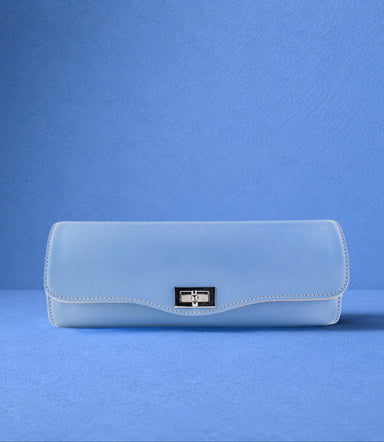 Ice blue watch roll