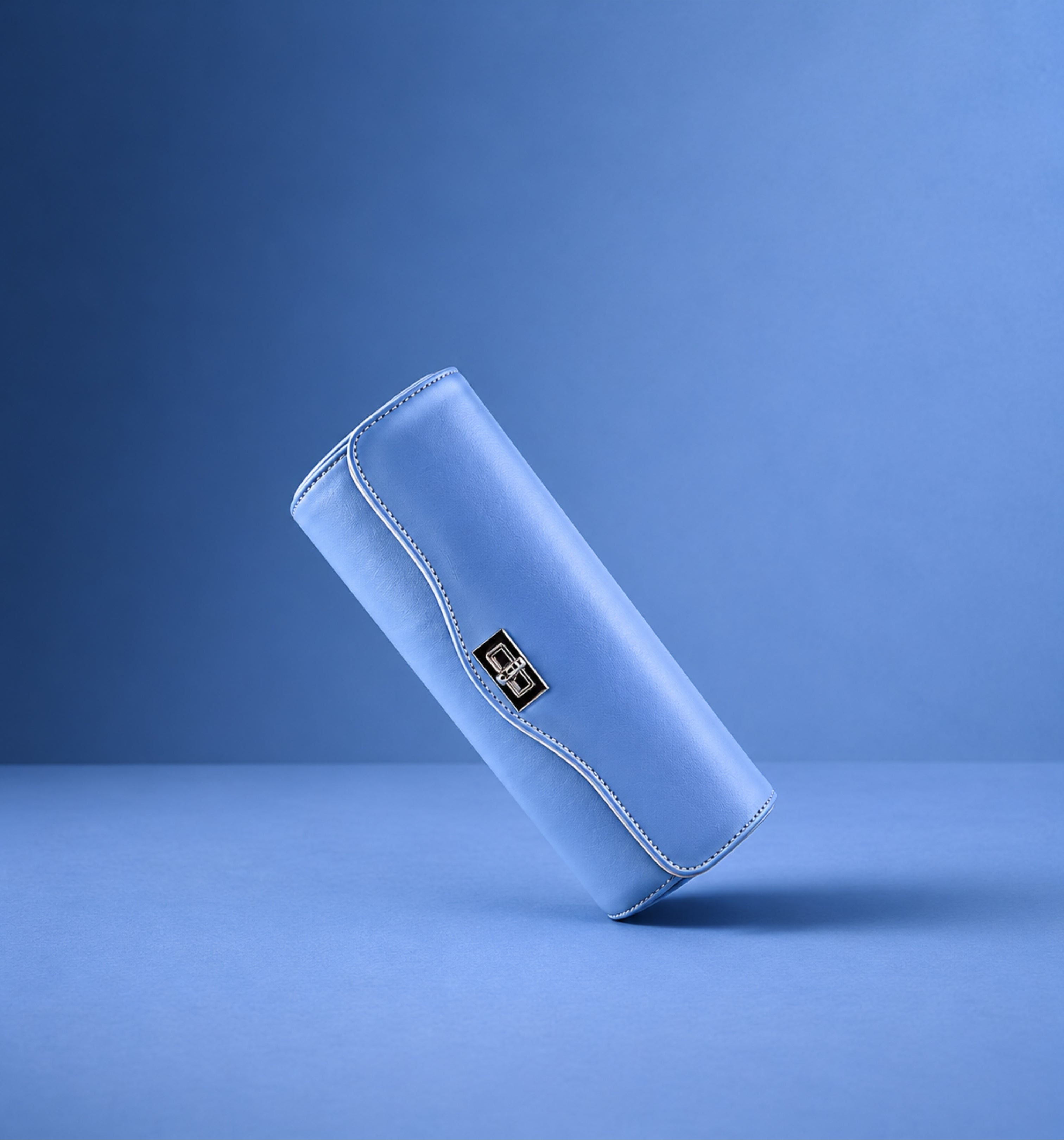 Ice blue watch roll